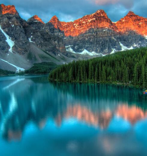 National Parks - Lake and Mountain