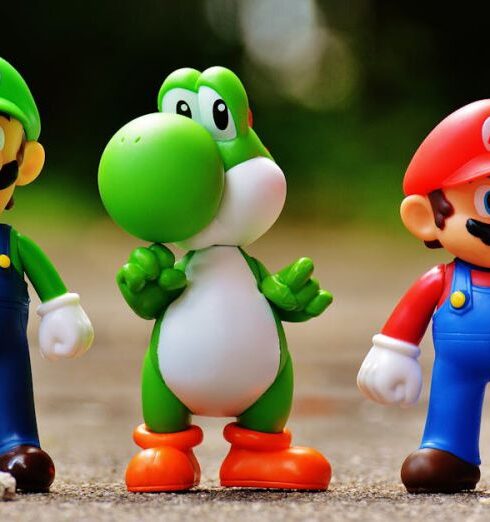 Videos - Focus Photo of Super Mario, Luigi, and Yoshi Figurines