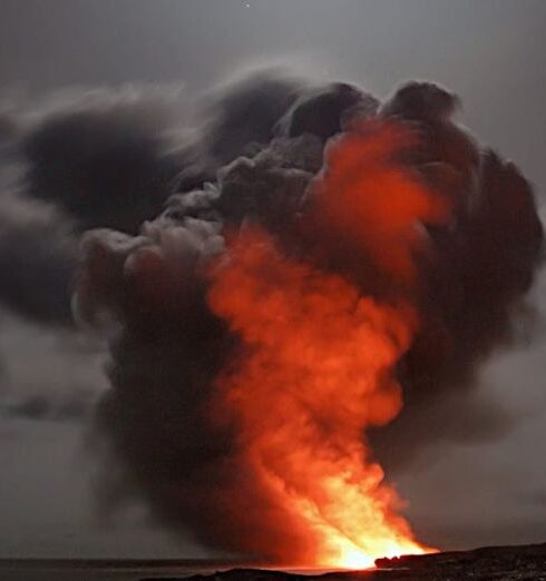 World War - Black Smoke Coming From Fire