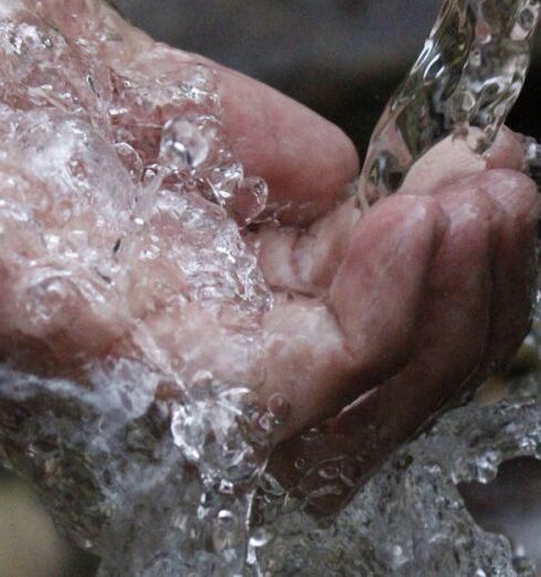 Drink Water - Person Cleaning Hands under Water