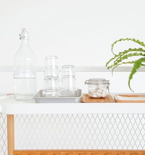 Drink Water - Clear Glass Bottle on Table