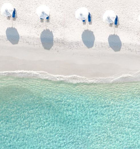 Tropical Islands - Free stock photo of beach chairs, beach island, beach meditation