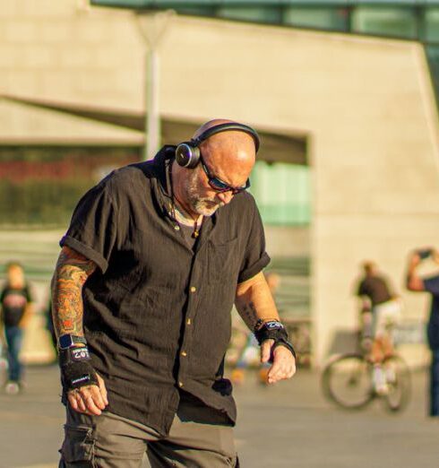 River Cruises - Man Riding Roller Skates in City