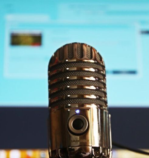 Podcasts - Selective Focus Photography of Gray Stainless Steel Condenser Microphone