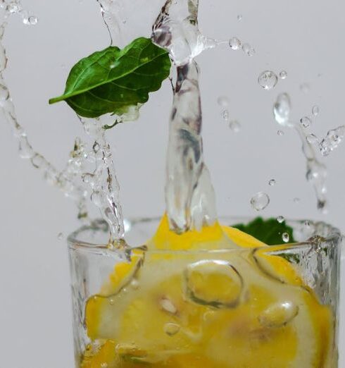 Drink Water - Photo of Lemon in Drinking Glass With Water