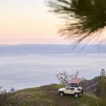 Camping Spots - SUV Parked on the Mountain