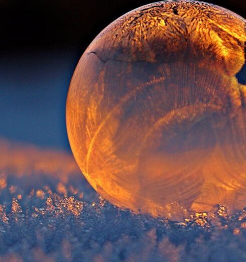 Winter - Clear Glass Sphere