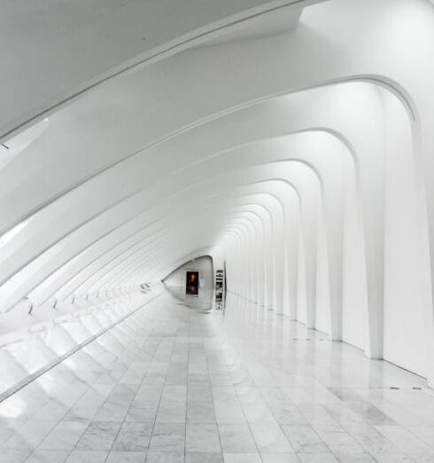 Architecture - Long Exposure Photography White Dome Building Interior