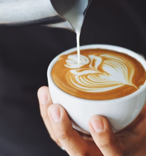 Coffee - Person Performing Coffee Art