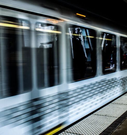 Public Transport - Timelapse Photography of White Train