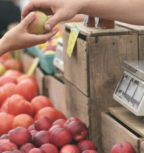 Local - Person Giving Fruit to Another