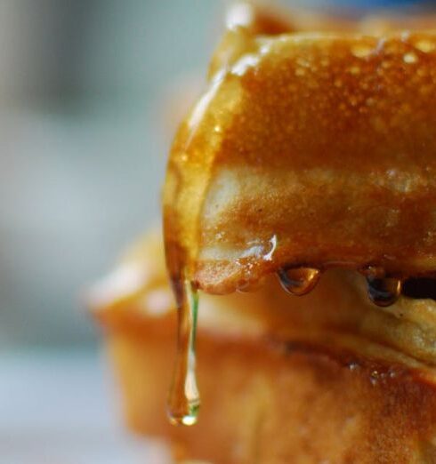 Breakfast - Pancake With Maple Syrup