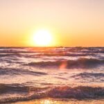 Beach - Scenic View of Ocean During Sunset