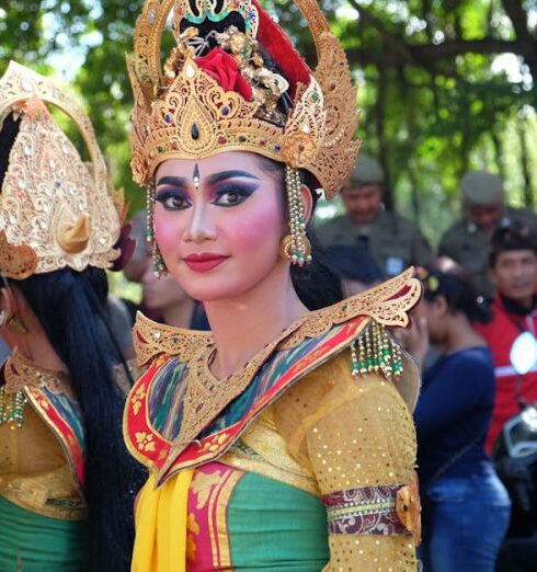 Cultural - Women Wearing Brown Head Accessory