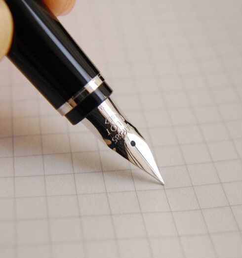 Tips - Black Fountain Pen