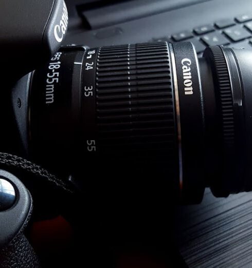 Photography - Close-up of Canon Camera