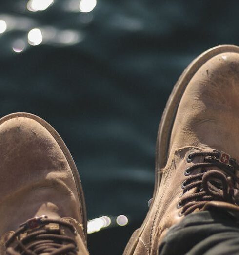 Boots - Selective Focus Photography of Brown Working Boots