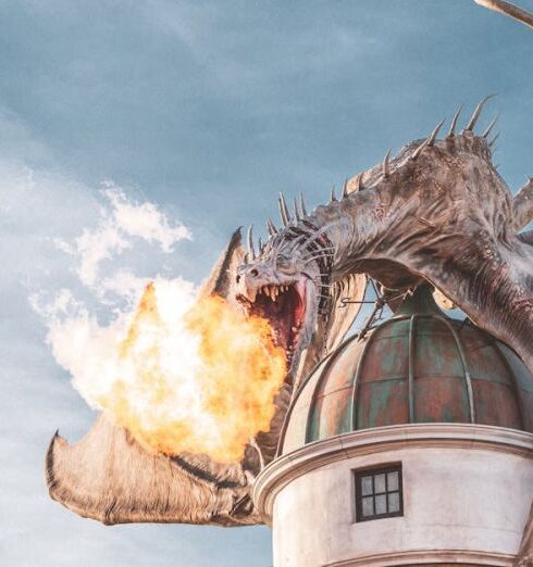 Myths - Hungarian Horntail Dragon at Universal Studios