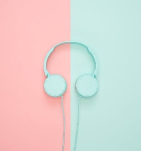 Headphones - Blue Headphone