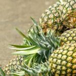 Healthy Eating - Fresh pinapple for sale in Philippine fruit stand