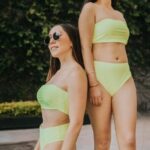 Sunglasses - Two Women Wearing Yellow Bikini Set