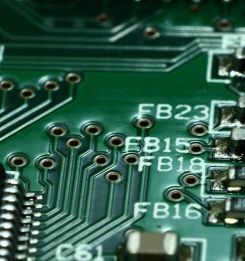 Electronics - Green Computer Circuit Board