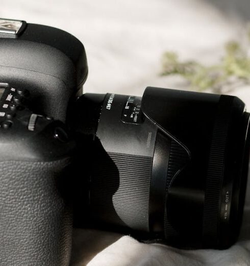 Minimalist Gear - Camera on Bed in Sunlight