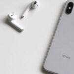 Electronics - Silver Iphone X With Airpods