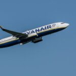 Travel Costs - Ryanair Boeing 737 Takeoff in Clear Sky