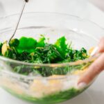 Meal Prep - Person Mixing a Vegetable Salad in a Bowl