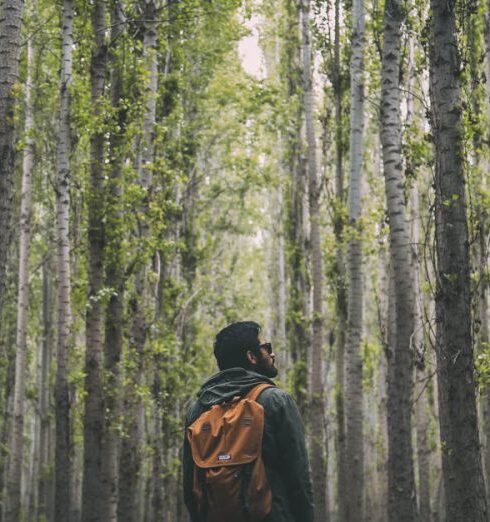 Exploring - Orange Backpack