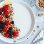 Healthy Eating - Red and Black Berries on White Ceramic Plate