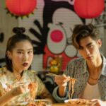 Meals - Couple Eating Bowl of Noodles