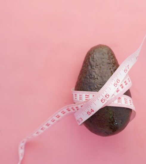 Diet - brown and white heart shaped hanging ornament