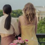 Foods - A Back View of Women Standing at the Balcony