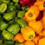 Diet - a pile of peppers sitting next to each other