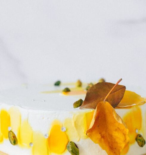 Healthy Eating - Sliced of Cake on White Ceramic Plate