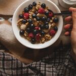 Muesli - Cereals With Berries in White Bowl