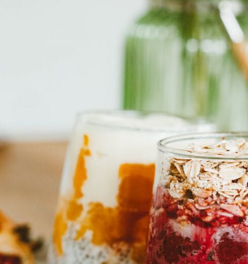 Muesli - Clear Drinking Glass With Red Liquid Inside