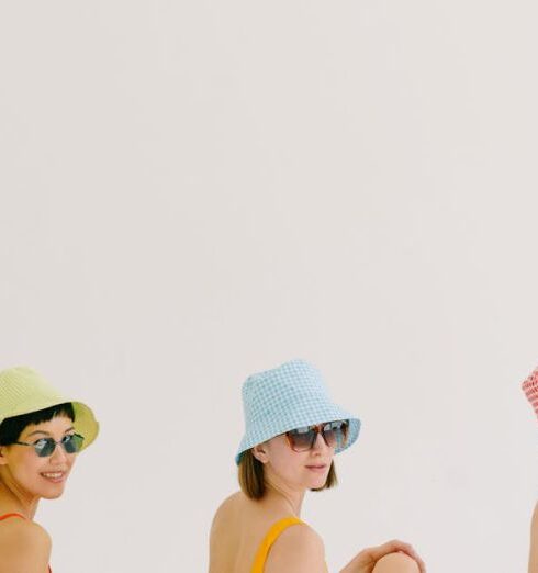 Bucket Hats - Women in heir Swimwear