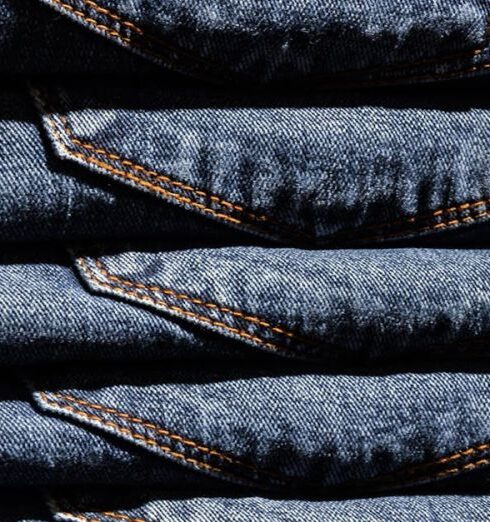 Jeans - Stacked Blue Jeans