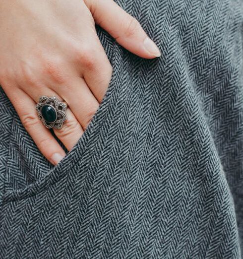 Pants - Person Wearing Gray Heather Bottoms