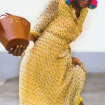 Dresses - Woman in Pink Dress Holding Brown Bag Standing