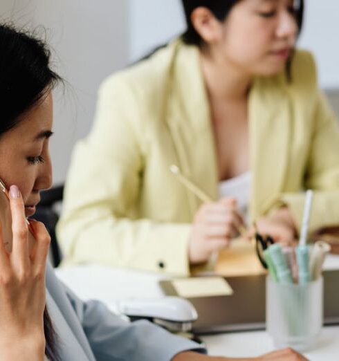 Pantsuits - Women Working in the Office