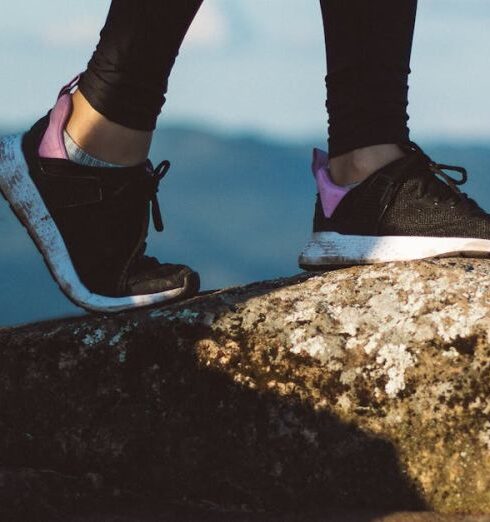 Leggings - Person Standing On Rock