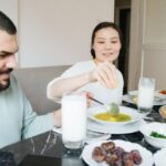 Meals - Mother, Father and Son Eating