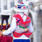 Dresses - Traditional peruvian Wititi dancers in the old town of Arequipa