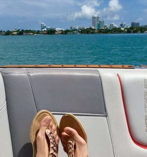 Sandals - Person Showing Both Feet Wearing Brown Sandals