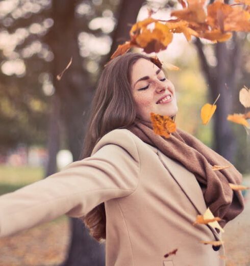 Coat - Woman In Brown Coat