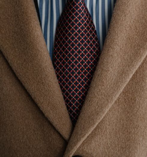 Outerwear - Man in Brown Suit Jacket